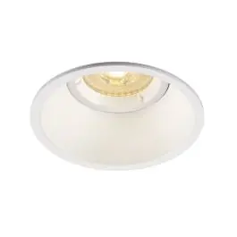 SLV Horn-O Spot Aluminium Whit Ronde | Zaagmaat 95mm - Geschikt voor 1x GU10 Shop Nu