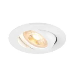 Betrouwbaar SLV New Tria 68 Spot Aluminium Wit Rond | Zaagmaat 68mm - Geschikt voor 1x GU10