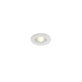 Exclusieve Aanbieding SLV New Tria Mini Set Spot Aluminium Wit Rond 3.4W 190lm 30D - 930 Warm Wit | Zaagmaat 45mm - Beste Kleurweergave