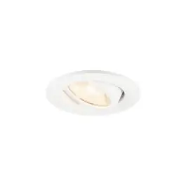 Flitsaanbieding SLV New Tria 45 Spot Aluminium Wit Rond4W 360lm 24D - 927 Zeer Warm Wit | Zaagmaat 45mm - Beste Kleurweergave