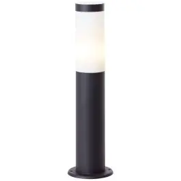 Premium Brilliant Dody Bolderarmatuur Vloerlamp Metaal Kunststof Zwart | 120mm - IP44 - Buitenverlichting - Geschikt voor 1x E27