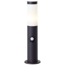 Bestel Nu Brilliant Dody Bolderarmatuur Vloerlamp Metaal Kunststof Zwart | 120mm - IP44 - Buitenverlichting - Geschikt voor 1x E27