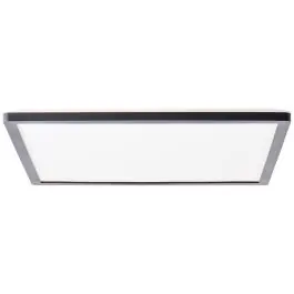 Nu Kopen Brilliant Milton Plafondlamp Kunststof Zwart Wit 19W 3200lm - 840 Koel Wit