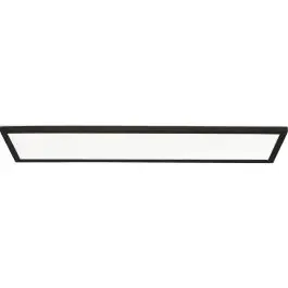 Bestel Nu Brilliant Milton Plafondlamp Kunststof Zwart Wit 19W 3200lm - 840 Koel Wit | IP44