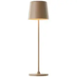 Brilliant Tafellamp Kaami Metaal Kunststof Bruin 2W 310lm - 830 Warm Wit | 100mm - IP44 - Buitenverlichting - Dimbaar Populair