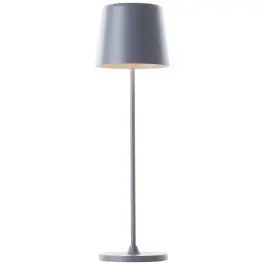 Brilliant Tafellamp Kaami Metaal Kunststof Grijs 2W 310lm - 830 Warm Wit | 100mm - IP44 - Buitenverlichting - Dimbaar Bestseller