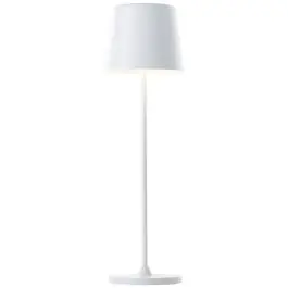 Veilige Betaling Brilliant Tafellamp Kaami Metaal Kunststof Wit 2W 310lm - 830 Warm Wit | 100mm - IP44 - Buitenverlichting - Dimbaar