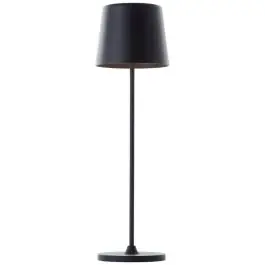 Voordeelprijs Brilliant Tafellamp Kaami Metaal Kunststof Mat Zwart 2W 310lm - 830 Warm Wit | 100mm - IP44 - Buitenverlichting - Dimbaar