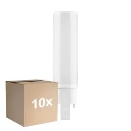Voordeelpak 10x Ledvance Dulux-D LED 6W - 840 Koel Wit | 4-Pin - Vervangt 13W Gratis Retour