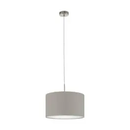 Beperkte Voorraad Eglo Hanglamp Pasteri Staal Satijn Nikkel | IP20 - Geschikt voor 1x E27