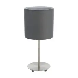 Dagaanbieding Eglo Tafellamp Pasteri Staal Satijn Nikkel | IP20 - Geschikt voor 1x E27