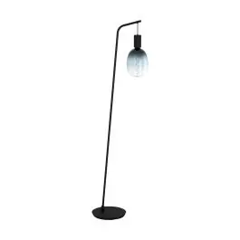 Gratis Verzending Eglo Vloerlamp Cranley Staal Zwart | IP20 - Geschikt voor 1x E27