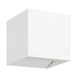 Eglo Wandlamp Calpi 3 Aluminium Wit Up & Down 2.8W 420lm - 830 Warm Wit | IP54 Laatste Kans