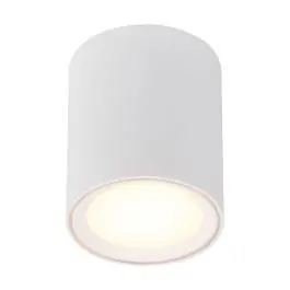Nordlux Plafond Spot Fallon Metaal Wit 5.5W 500lm - 827 Zeer Warm Wit | IP20 - 3-Staps Dimbaar Tijdelijk Beschikbaar