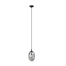 Superprijs Emibig Hanglamp Astral Staal Zwart | Geschikt voor 1x E14 - Max 10W