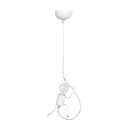 Beperkte Voorraad Emibig Hanglamp Bobi Staal Wit | Geschikt voor 1x E27 - Max 15W