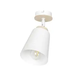 Veilige Betaling Emibig Plafondlamp Atlas Staal Wit | Geschikt voor 1x E27 - Max 15W