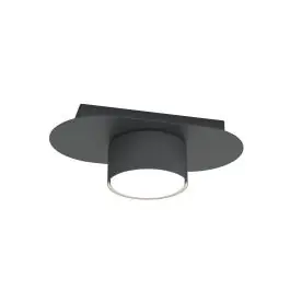Emibig Plafondlamp Diaz Staal Zwart | Geschikt voor 1x GX53 - Max 12W Snelle Levering