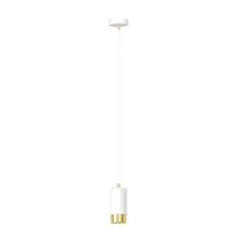 Rechtstreeks Van De Fabrikant Emibig Hanglamp Fumiko Staal Wit | Geschikt voor 1x GU10 - Max 10W