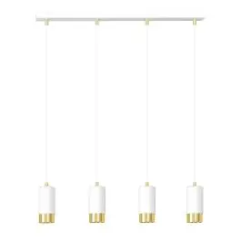 Premium Emibig Hanglamp Fumiko Staal Wit | Geschikt voor 4x GU10 - Max 10W