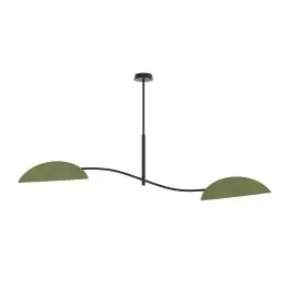 Emibig Plafondlamp Lotus Staal Zwart | Geschikt voor 2x E14 - Max 10W Meest Verkocht