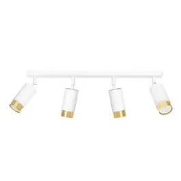 Emibig Plafondlamp Hiro Staal Wit | Geschikt voor 4x GU10 - Max 10W Veilige Betaling