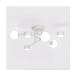 Hoge Kwaliteit Emibig Plafondlamp Holon Staal Grijs | Geschikt voor 3x G9 - Max 8W, 3x GX53 - Max 12W