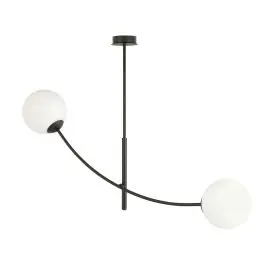 Nieuw Emibig Plafondlamp Hunter Staal Zwart | Geschikt voor 2x E14 - Max 10W