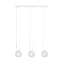Emibig Hanglamp Glam Staal Wit | Geschikt voor 3x E14 - Max 10W Weekendaanbieding