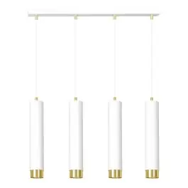 Meest Verkocht Emibig Hanglamp Kibo Staal Wit | Geschikt voor 4x GU10 - Max 10W