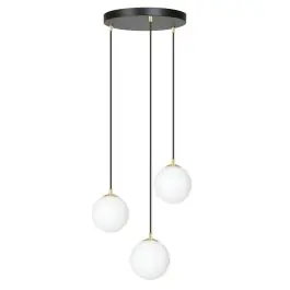 Alleen Vandaag Emibig Hanglamp Royal Staal Zwart | Geschikt voor 3x E14 - Max 10W