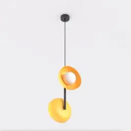 Alleen Vandaag Emibig Hanglamp Vanila Staal Oranje | Geschikt voor 2x G9 - Max 8W