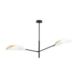 Alleen Vandaag Emibig Plafondlamp Vene Staal Zwart | Geschikt voor 2x E14 - Max 10W