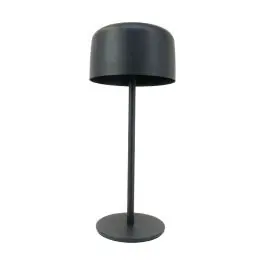Veilige Betaling Eglo Tafellamp Roccanova Solar Staal Zwart 2W 270lm - 830 Warm Wit | IP44 - Aanraak dimbaar - USB-C