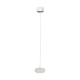 Eglo Vloerlamp Roccanova-L Solar Staal Wit 2W 270lm - 830 Warm Wit | IP44 - Aanraak dimbaar - USB-C Must-Have