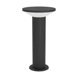 Eglo Sokkel Lamp Rigosa Staal Zwart 10W 1100lm - 830 Warm Wit | IP44 Veilige Betaling