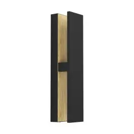 Eglo Wandlamp Costorio Aluminium Zwart 11W 1500lm - 830 Warm Wit | IP44 Goedkoop