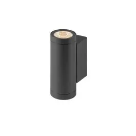 SLV Helia Pro S Up/Down Wandlamp Aluminium Antraciet 6W 700lm - 827 Zeer Warm Wit | Buitenverlichting - IP65 Aanbieding