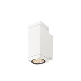 SLV Theo Pro S Wandlamp Aluminium Wit 3W 350lm - 827 Zeer Warm Wit | Buitenverlichting - IP65 Hete Deal