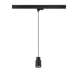 SLV Railspot Hanglamp Puri 2.0 3-Fase Aluminium Zwart | Geschikt voor 1x GU10 - Dimbaar Merkproduct